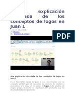 Una Explicación Detallada de Los Conceptos de Logos en Juan 1