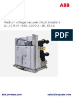 VD4 Medium Voltage Vacuum Circuit-Breaker