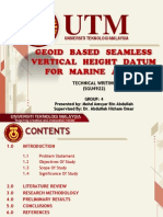 PSM1 - Geoid Based Seamless Vertical Datum For Marine Cadastre Application