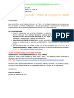 2024 Refuerzo, Ejercitación y Práctica de Operaciones Con Números Naturales