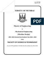 6.54 - ME - Syllabus - Mech - Machine Design - R22-23 - Teaching Scheme and Course Content