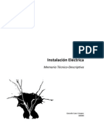Instalacion Electrica Memoria Tecnico Descriptiva