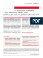 Haemostatic Support in Postpartum Haemorrhage 2023