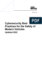 Cybersecurity Best Practices Safety Modern Vehicles 2022 Tag