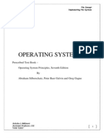 Operating Systems: Files Concept & Implementing File Systems