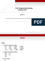 ME 1120: Engineering Drawing Aug-Nov 2011: Batch J