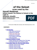 The Salaat With Evidences For The Hanafi Madhhab