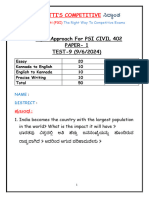 PSI 402 TEST-9 by KCS