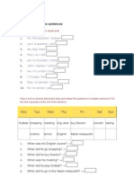 SPast Regular Verbs