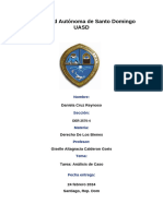 Analisis de Caso de Derecho de Bienes