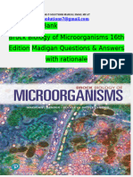 Complete Test Bank Brock Biology of Microorganisms 16th Edition Madigan Questions & Answers With Rationales (Chapter 1-34)