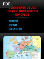 Surgimiento de Los Estados Monárquicos Europeos