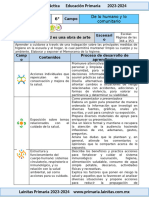 6to Grado Mayo - 01 Tu Salud Es Una Obra de Arte (2023-2024)