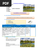 D3 A1 SESION CT. Las Plantas y El Ecosistema