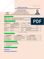 Curriculum Vitae: Contact Information