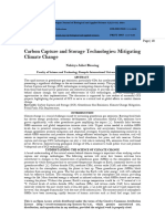 Carbon Capture and Storage Technologies: Mitigating Climate Change (WWW - Kiu.ac - Ug)