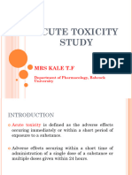 Acute Toxicity Practicals Mbbs