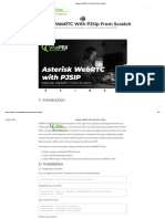 Asterisk WebRTC With PJSip From Scratch