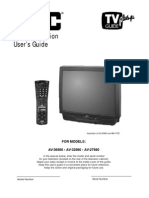 JVC TV Av-32980 Manual