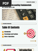 Business Math For Accounting Presentation Fall 2024