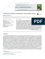 Generalized Coordinate Transformation and Gas-Kinetic Scheme