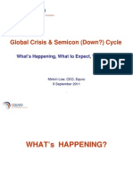 Global Crisis &amp Semicon Cycle - Semicon Taiwan 2011