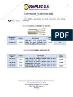 Lista Publico Teldor 2011