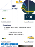 Lesson 8 - Macro-Etching and Bullet Trajectory