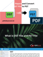 How To Repair and Convert OST File To PST