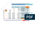 Money Management Sheet