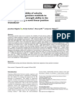 Reliability and Validity of Velocity Measures and Regression Methods To Predict Maximal Strength Ability in The Back-Squat Using A Novel Linear Position Transducer