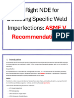 The Right NDE For Detecting Specific Weld Imperfections