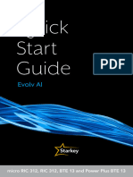 Evolv AI Standard Products Quick Start Guide