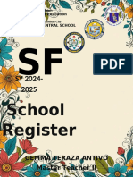 Cover Page School Forms