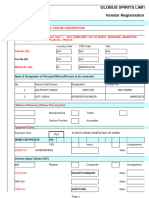 Format Supplier Registration Form