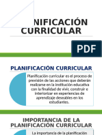 Planificacion Curricular