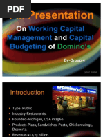 Working Capital Management-Dominos