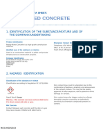 MSDS Ready Mixed - Concrete