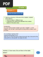 GR 1 Math Chapter 5-7 (Pages 68-109)