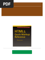 Ebooks File HTML5 Quick Markup Reference 1st Edition Wallace Jackson All Chapters