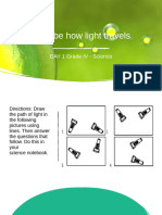 SCIENCE 4 Q3 WEEK 4: How Light Travels