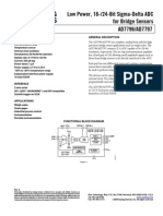 Low Power, 16-/24-Bit Sigma-Delta ADC For Bridge Sensors AD7796/AD7797