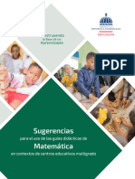 Sugerencias para El Uso de Las Guías Didácticas de Matemática - PUBLICACION