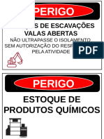 Placas Sinalização para Frente de Serviço 3