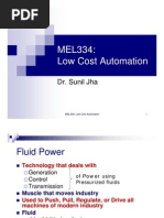 MEL334: Low Cost Automation: Dr. Sunil Jha