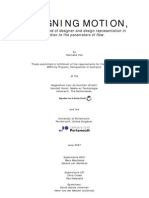 Designing Motion, Interaction Speed of Designer and Design Representation in Relation To The Parameters of Flow