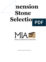 Dimension Stone Selection DSDM 7.2