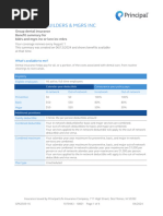 BenefitSummary - BLDRS AND MGRS INC OR LORE INC MBRS - DENTAL