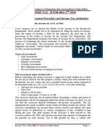 Module 5 Assessment Procedure and Income Tax Authorities