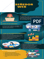 Infografía Trabajo en Equipo Ilustrada Azul